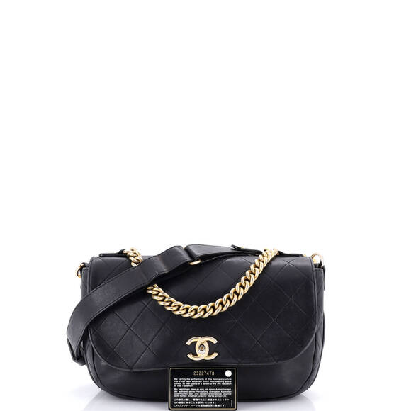 Chanel Small Paris in Rome Messenger Bag Quilted Lambskin - Picture 2 of 8